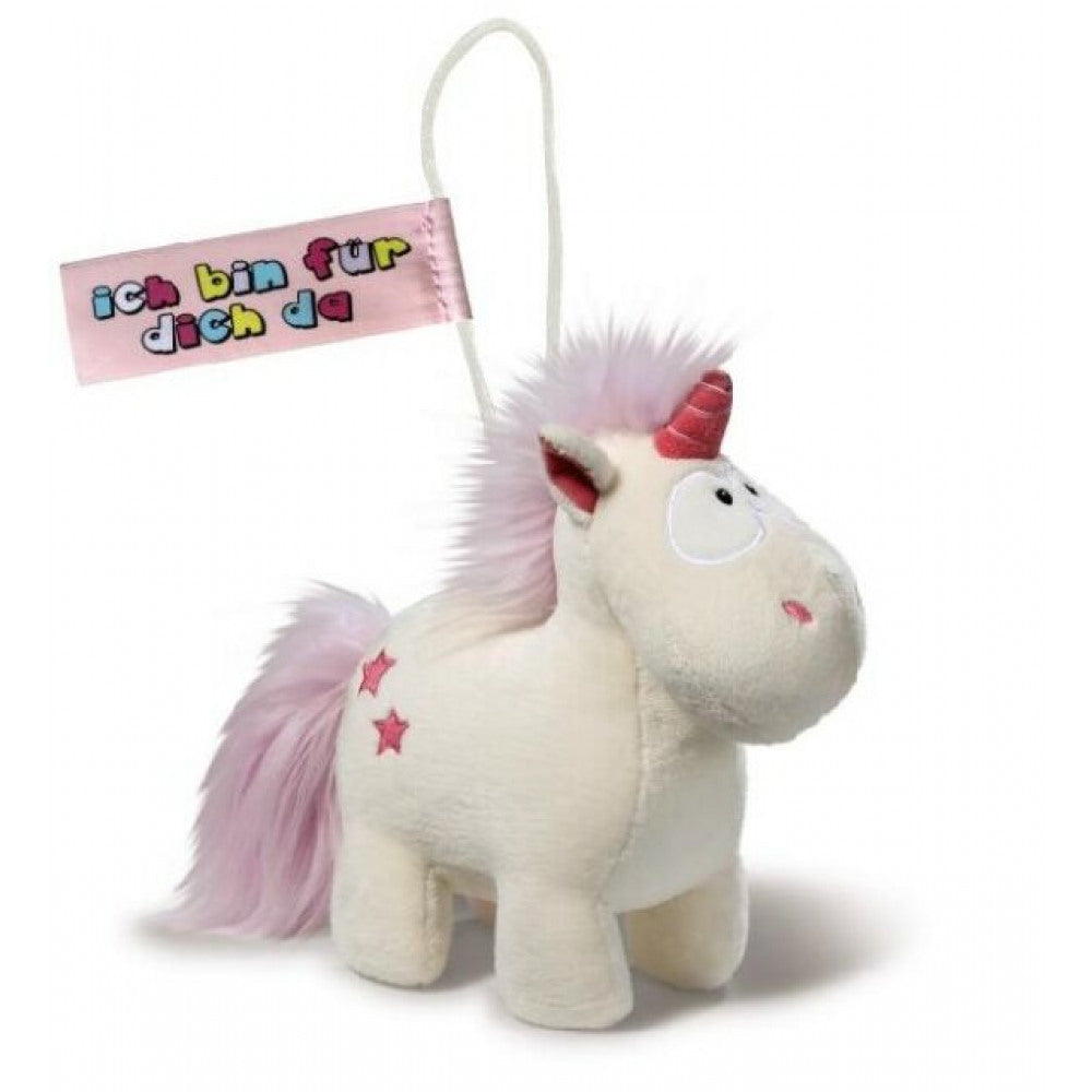 NICI Einhorn Theodor Anhänger 11 cm im Schneeanzug