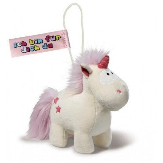 NICI Einhorn Theodor Anhänger 11 cm im Schneeanzug