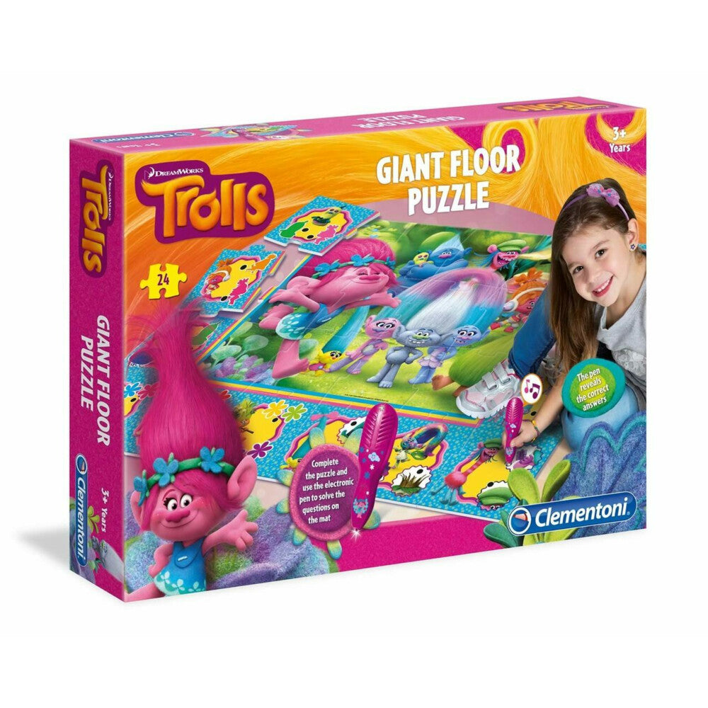 Trolls Riesen-Bodenpuzzle + elektronischer Stift