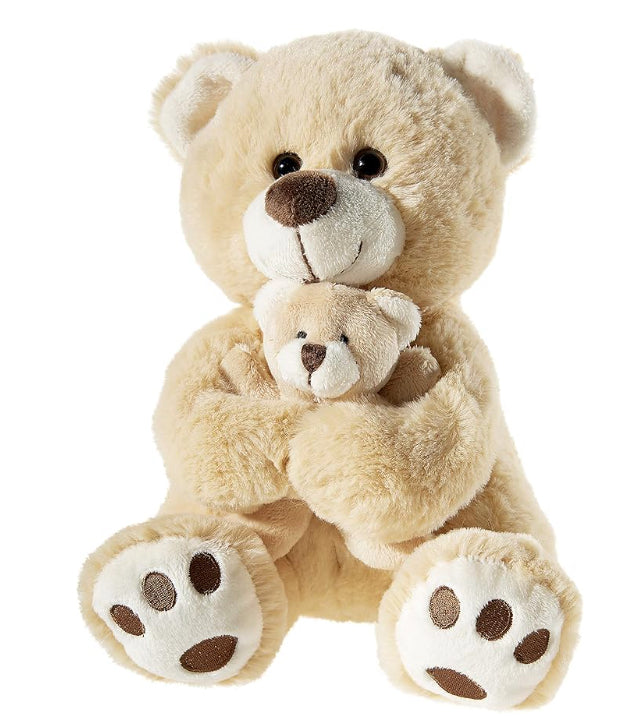 Heunec Bär mit Baby Kuscheltier