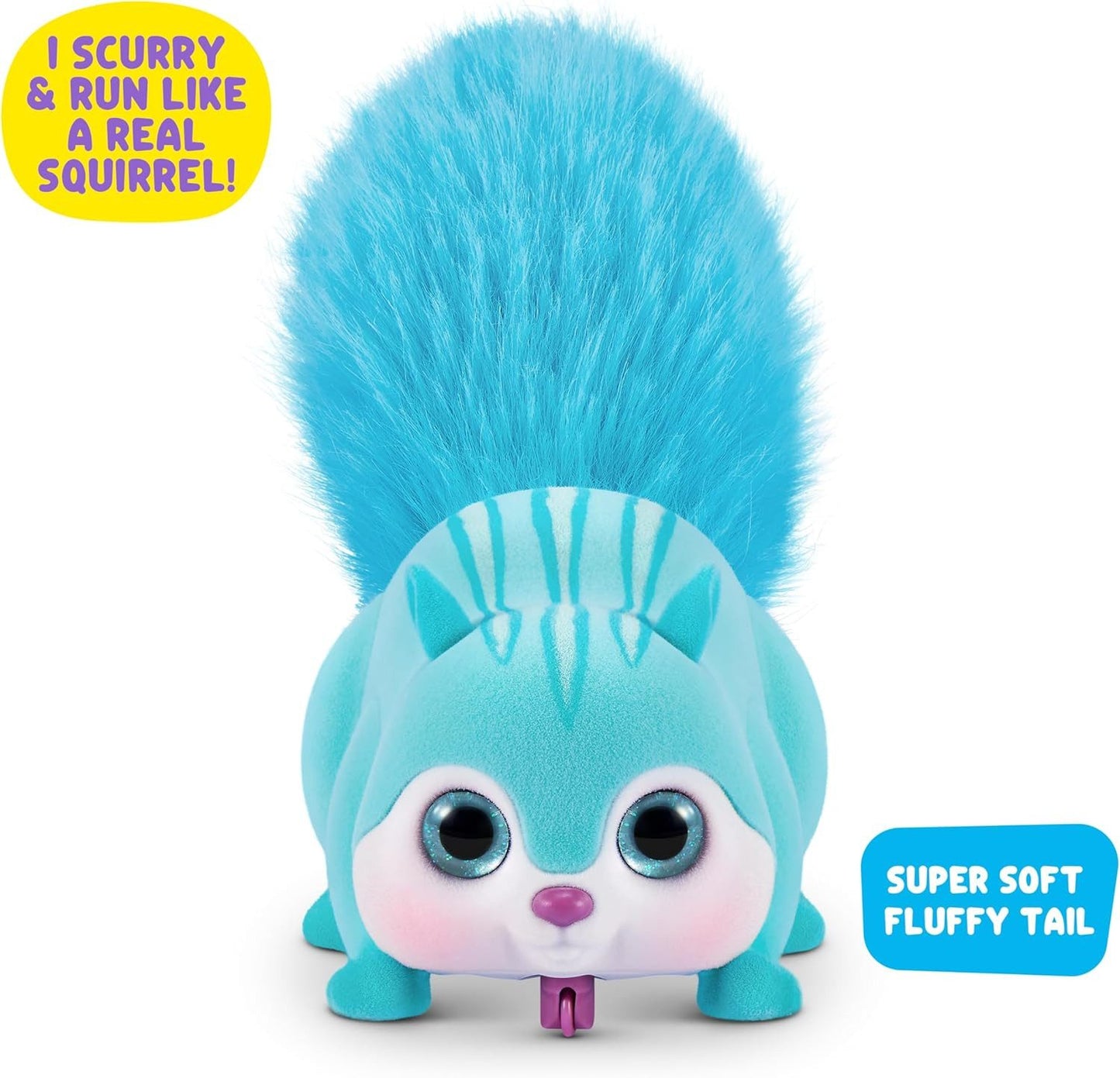 ZURU Pets Alive Scurry'n Squirrel Türkis interaktives Eichhörnchen
